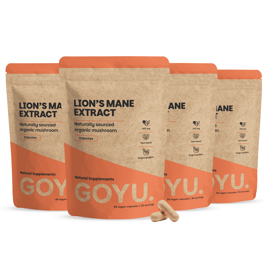 Lion's Mane Extract Capsules 400 mg