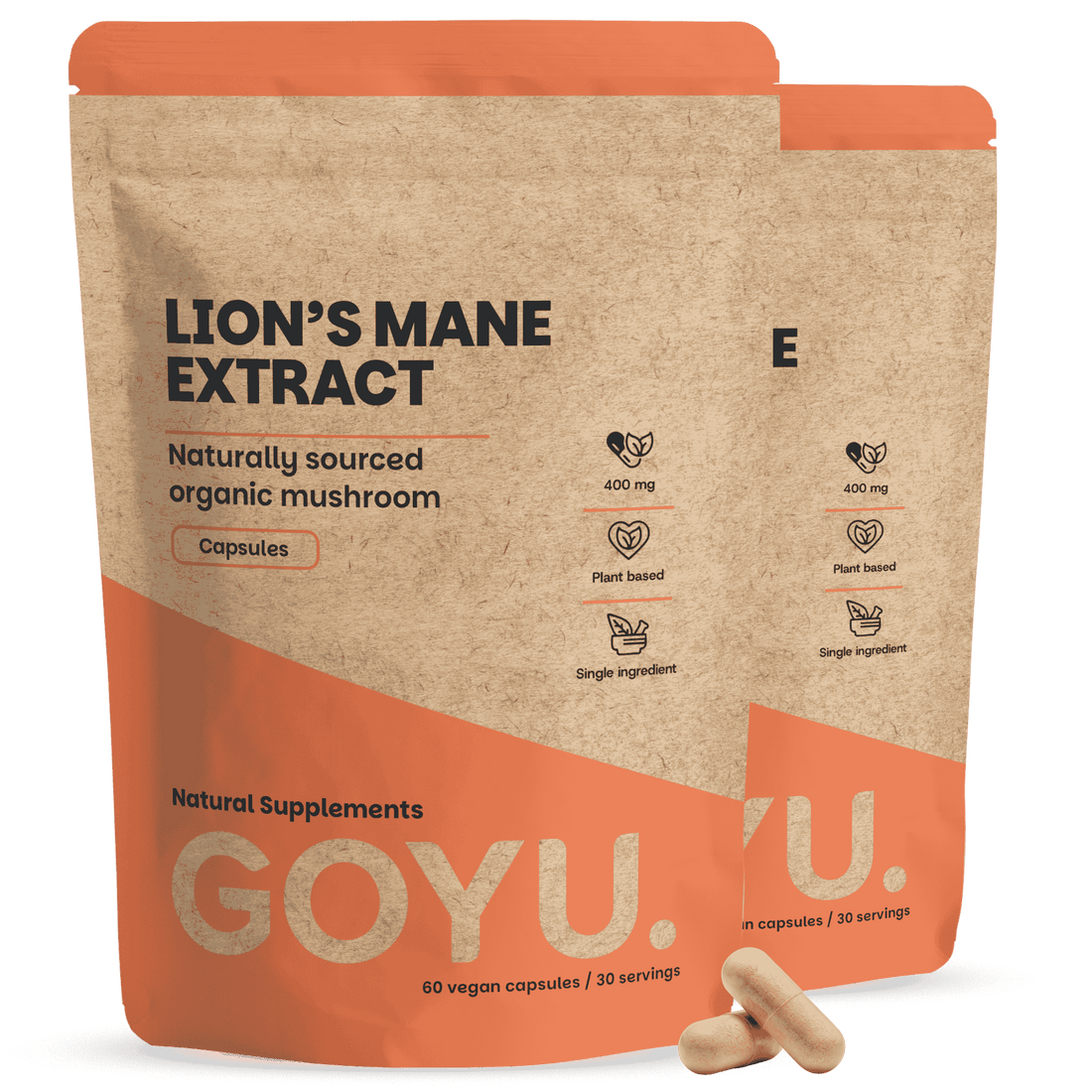Lion's Mane Extract Capsules 400 mg