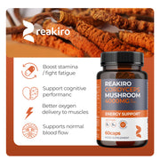 Cordyceps Mushroom 4000mg 60caps
