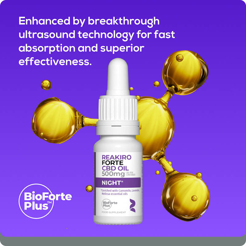 Aceite Nocturno de CBD Forte 500 mg, 15 ml