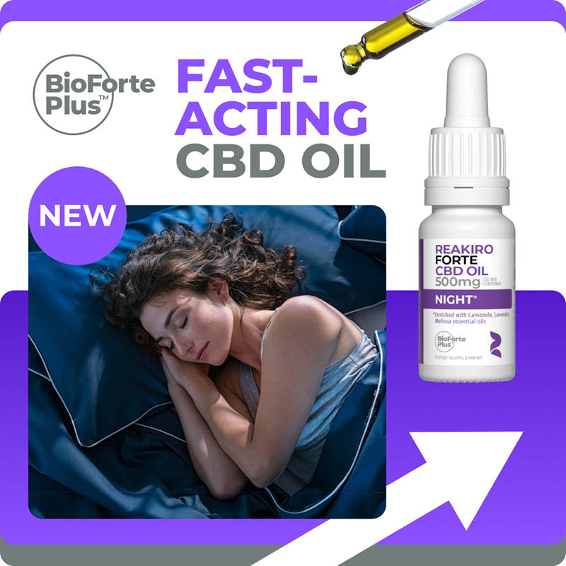 Aceite Nocturno de CBD Forte 500 mg, 15 ml