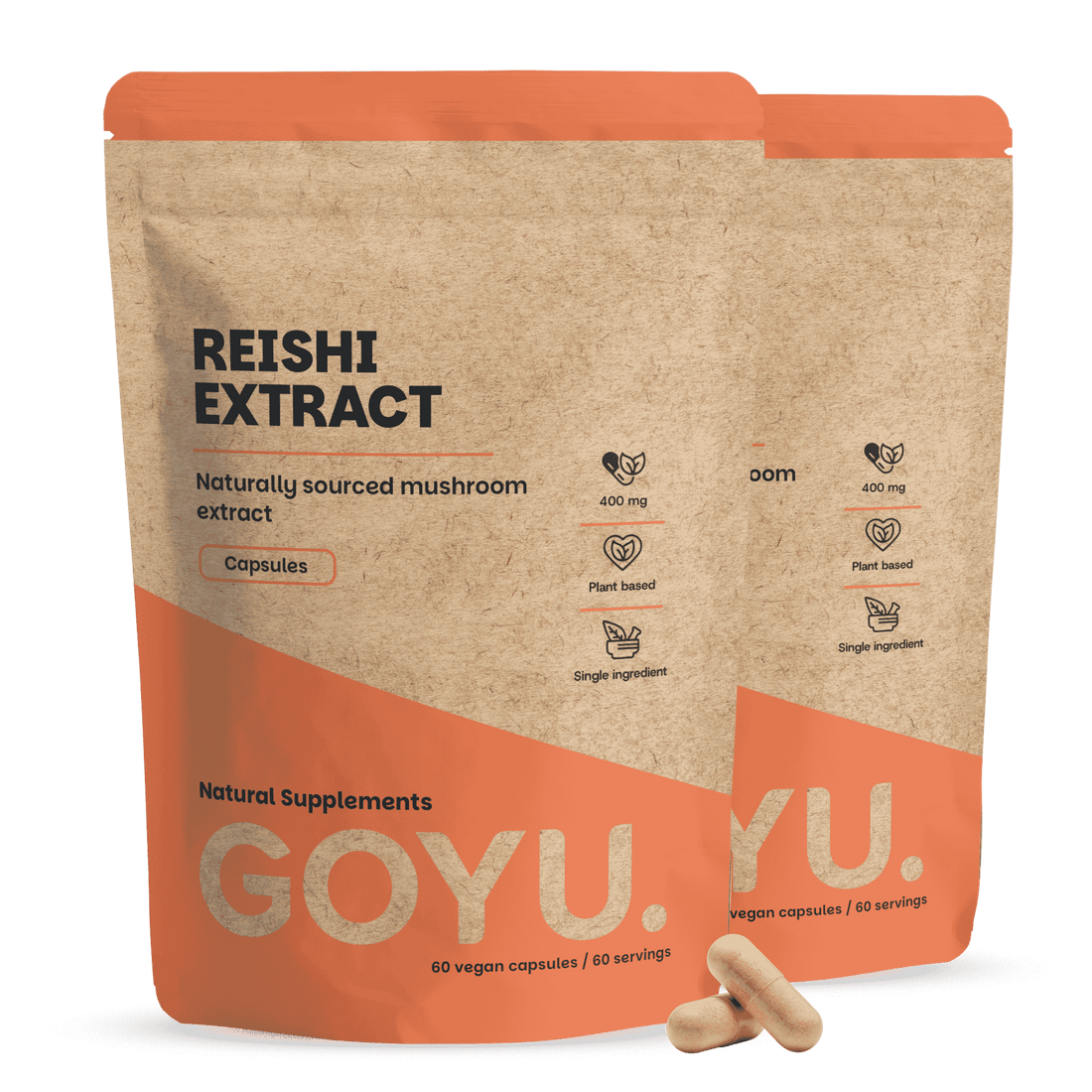 Reishi Extract 400 mg Capsules