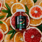 Gomitas Veganas de CBD 300mg 30pcs - Sabor Naranja